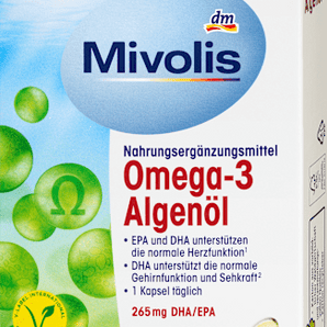 Omega-3 Algenöl Kapseln 30 St Mivolis