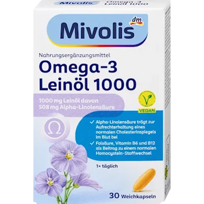 Omega-3 Linfröolja 1000, 30 st.