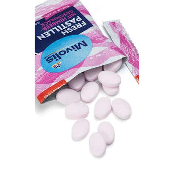 Pastillen, Himbeere, zuckerfrei Mivolis