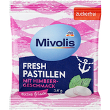 Pastillen, Himbeere, zuckerfrei Mivolis
