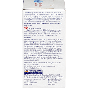 Pflanzliches Melatonin Trinkgranulat 20 St Mivolis