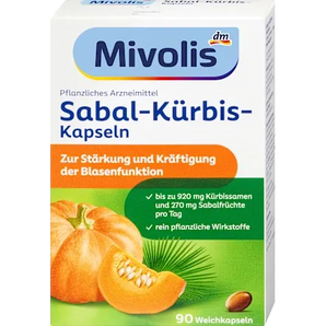 Sabal-pumpakapslar, 90 st