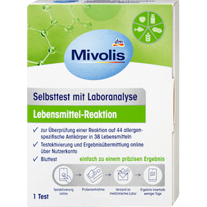 Selbsttest mit Laboranalyse Lebensmittel-Reaktion, 1 Anwendung Mivolis
