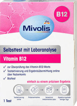 Selbsttest mit Laboranalyse Vitamin B12, 1 Anwendung Mivolis