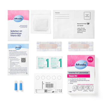 Selbsttest mit Laboranalyse Vitamin B12, 1 Anwendung Mivolis