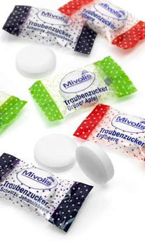 Traubenzucker, Früchte-Mix Mivolis