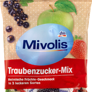 Traubenzucker, Früchte-Mix Mivolis