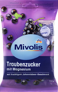 Traubenzucker, Johannisbeere mit Magnesium Mivolis