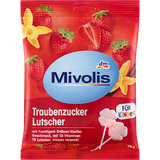 Traubenzucker, Lutscher Erdbeer-Vanille für Kinder Mivolis