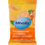 Traubenzucker, Orange mit 10 Vitaminen Mivolis