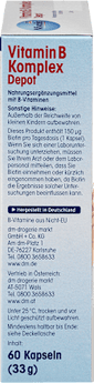 Vitamin B Komplex Depot, Kapseln 60 St. Mivolis