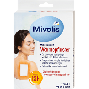 Wärmepflaster, 2 Stück Mivolis