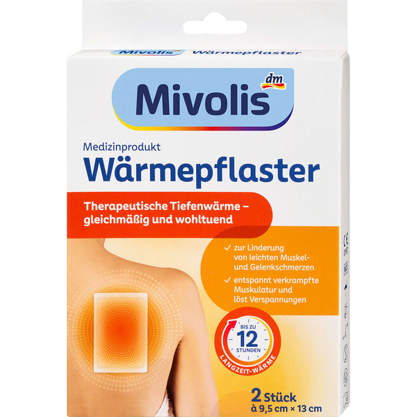 Wärmepflaster 9,5 x 13 cm, 2 Stück