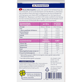 Mönchspfeffer Tabletten 60 St Mivolis