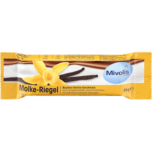 Molke-Riegel Bourbon-Vanille-Geschmack Mivolis