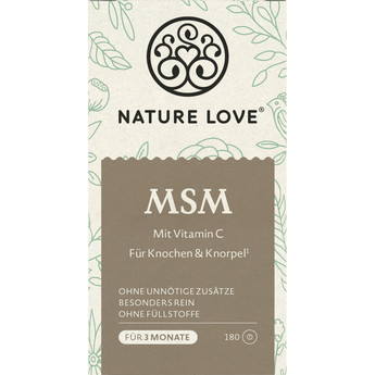 MSM mit Vitamin C Tabletten 180 St, 187 g - VivaVoss