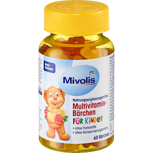 Multivitamin-Bärchen für Kinder 60 St Mivolis