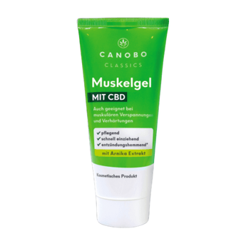 Muskelgel mit CBD & Arnika Extrakt, 100 ml - VivaVoss