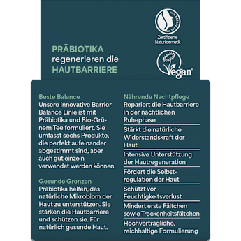 Nachtcreme Barrier Balance lavera NATURKOSMETIK
