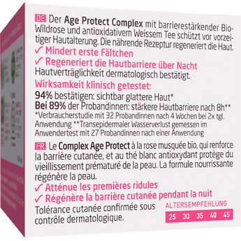 Nachtcreme glättend Wildrose & weißer Tee, 40 ml - VivaVoss