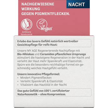 Nachtcreme regenerierend My Age lavera NATURKOSMETIK