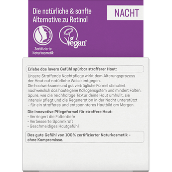 Nachtcreme straffend  lavera NATURKOSMETIK