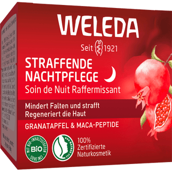 Nachtcreme straffend Granatapfel & Maca - Peptide, 40 ml - VivaVoss