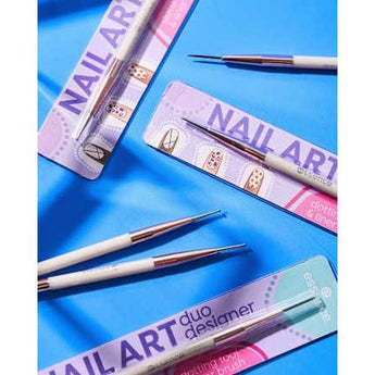 Nageldesign Duo Dotting Tool & Liner Brush essence