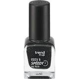 Nagellack Easy & Speedy 450 Black Glitter  trend !t up