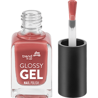 Nagellack Glossy Gel 240 Red Brown  trend !t up