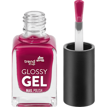 Nagellack Glossy Gel 220 Dark Plum Red  trend !t up