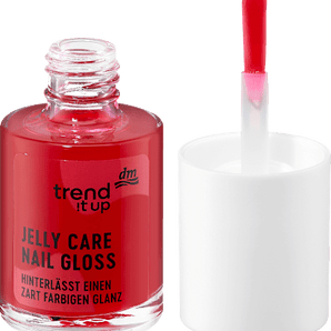 Nagelpflege Jelly Care Gloss 010 Bright Berry Red trend !t up