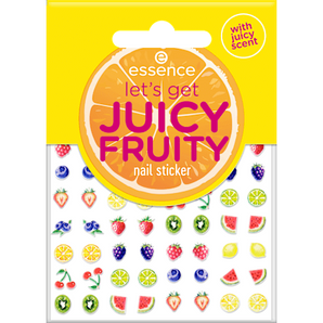 Nagelsticker Let's Get Juicy Fruity essence