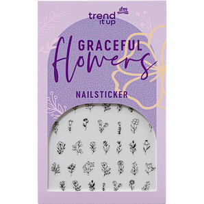 Nagelsticker Set graceful flowers trend !t up