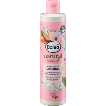 Natural Beauty Dusche Kirschblüten - Extrakt & Bio - Mandelöl, 250 ml Duschgel, Duschschaum by Balea – Available at VivaVoss