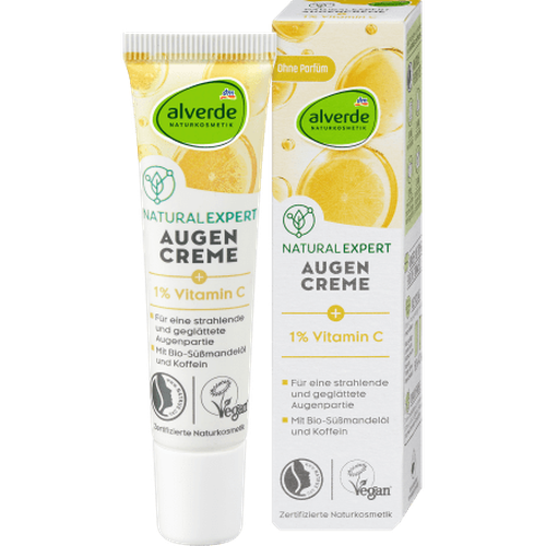 Natural Expert Vitamin C Augencreme, 15 ml Balea, alverde NATURKOSMETIK, Vitamin C, by alverde NATURKOSMETIK – Available at VivaVoss