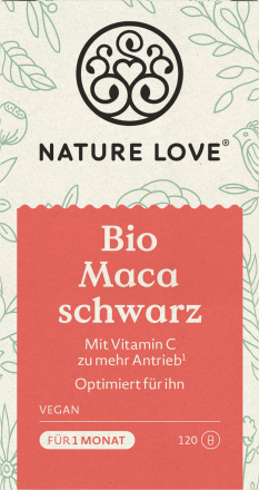 Bio Maca Schwarz Kapseln 120 St, 106 g