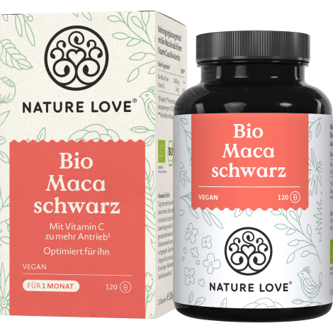 Bio Maca Schwarz Kapseln 120 St, 106 g