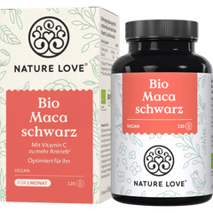 Bio Maca Schwarz Kapseln 120 St, 106 g