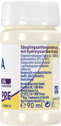 Anfangsmilch Expert HA Pre trinkfertig, von Geburt an, 32x90ml, 2,88 l