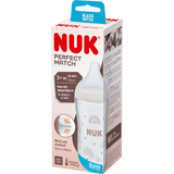 NUK Babyflasche aus Glas Perfect Match, weiß, ab 3. Monat, 230 ml, 1 St - VivaVoss