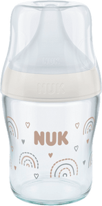 Babyflasche aus Glas Perfect Match, weiß, von Geburt an, 120 ml, 1 St