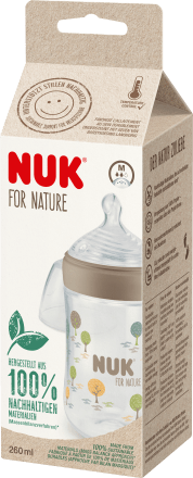 NUK
 Baby bottle for Nature, brown, 0-6 months, 260ml, 1 pc