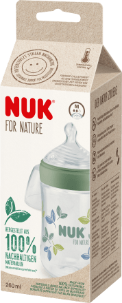 NUK
 Baby bottle for Nature, green, 0-6 months, 260ml, 1 pc