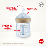 NUK Babyflasche for Nature, grün, 0 - 6 Monate, 260ml, 1 St - VivaVoss