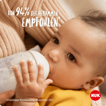 NUK Babyflasche Perfect Match, beige, 0 - 6 Monate, 150ml, 1 St - VivaVoss