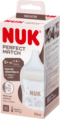 NUK
 Baby bottle Perfect Match, beige, 0-6 months, 150ml, 1 pc