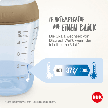 NUK
Babyflasche Perfect Match, beige, ab 3 Monaten, 260 ml, 1 St