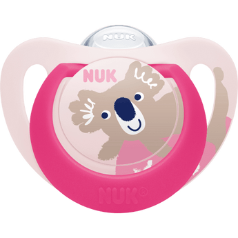 NUK Star Babyfopspeen | BPA-vrije siliconen fopspeen | 18-36 maanden | 2 stuks, blauw NUK Star Babyfopspeen | BPA-vrije siliconen fopspeen | 18-36 maanden | 2 stuks, blauw
