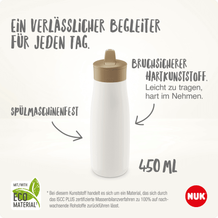 Trinkhalmflasche Mini-Me lila, 450ml, 1 St